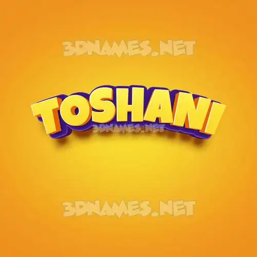 toshani in Orange Toon style - 3D name wallpaper toshani in Orange Toon style - 3D name wallpaper