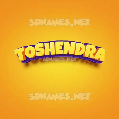 toshendra in Orange Toon style - 3D name wallpaper toshendra in Orange Toon style - 3D name wallpaper