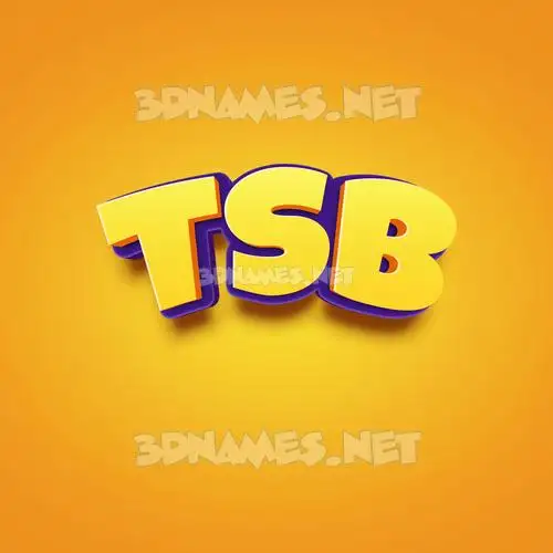tsb in Orange Toon style - 3D name wallpaper tsb in Orange Toon style - 3D name wallpaper