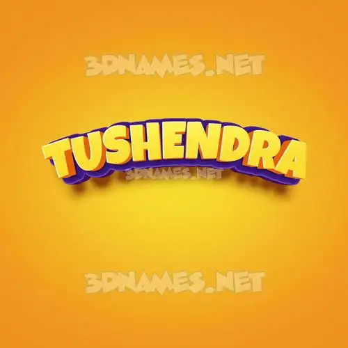 tushendra in Orange Toon style - 3D name wallpaper tushendra in Orange Toon style - 3D name wallpaper