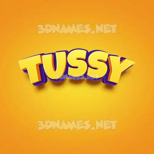 tussy in Orange Toon style - 3D name wallpaper tussy in Orange Toon style - 3D name wallpaper