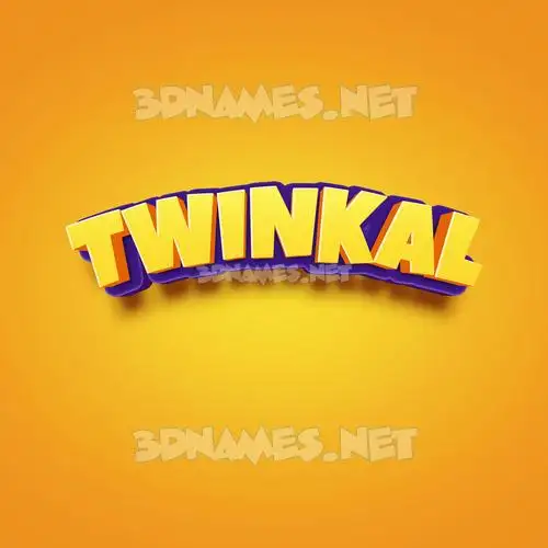 twinkal in Orange Toon style - 3D name wallpaper twinkal in Orange Toon style - 3D name wallpaper