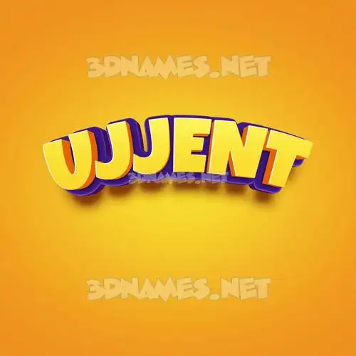 ujjent in Orange Toon style - 3D name wallpaper ujjent in Orange Toon style - 3D name wallpaper