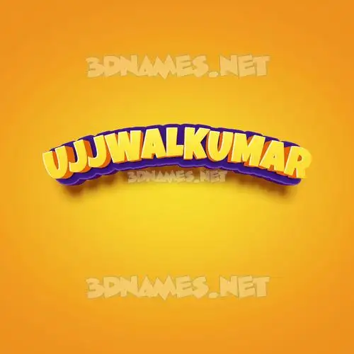 ujjwalkumar in Orange Toon style - 3D name wallpaper ujjwalkumar in Orange Toon style - 3D name wallpaper