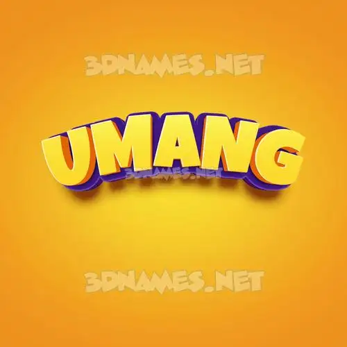 umang in Orange Toon style - 3D name wallpaper umang in Orange Toon style - 3D name wallpaper