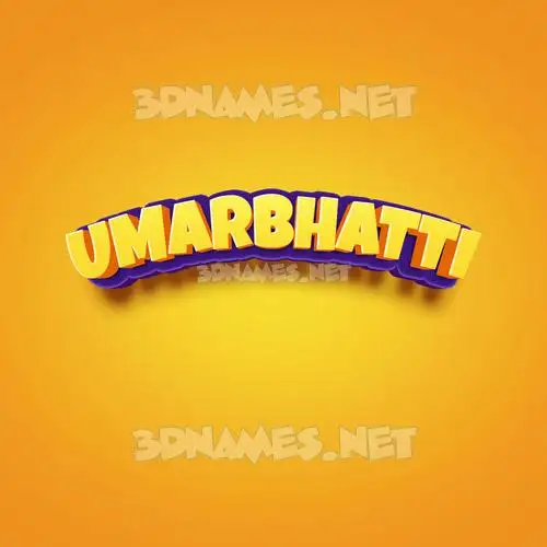 umarbhatti in Orange Toon style - 3D name wallpaper umarbhatti in Orange Toon style - 3D name wallpaper