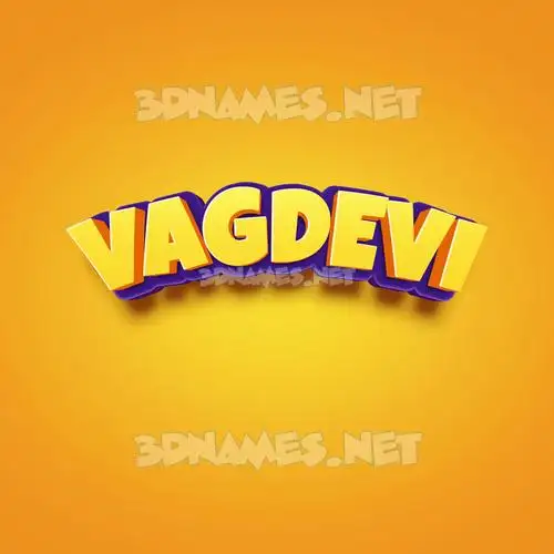 vagdevi in Orange Toon style - 3D name wallpaper vagdevi in Orange Toon style - 3D name wallpaper