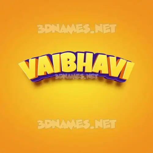 vaibhavi in Orange Toon style - 3D name wallpaper vaibhavi in Orange Toon style - 3D name wallpaper