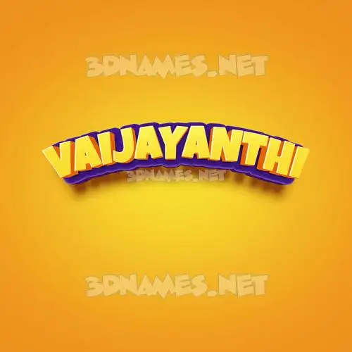 vaijayanthi in Orange Toon style - 3D name wallpaper vaijayanthi in Orange Toon style - 3D name wallpaper