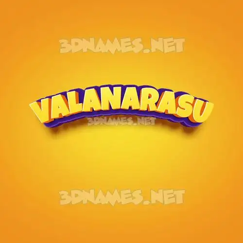 valanarasu in Orange Toon style - 3D name wallpaper valanarasu in Orange Toon style - 3D name wallpaper