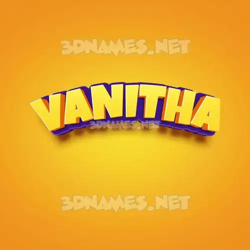 vanitha in Orange Toon style - 3D name wallpaper vanitha in Orange Toon style - 3D name wallpaper