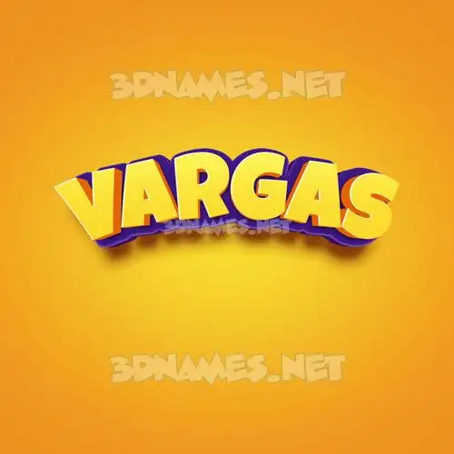 vargas in Orange Toon style - 3D name wallpaper vargas in Orange Toon style - 3D name wallpaper