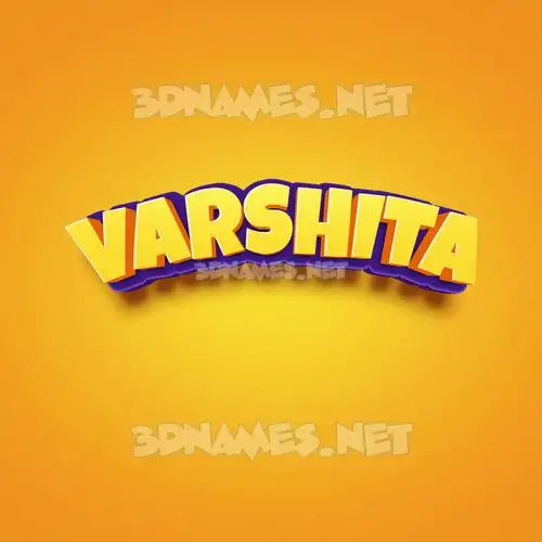 varshita in Orange Toon style - 3D name wallpaper varshita in Orange Toon style - 3D name wallpaper