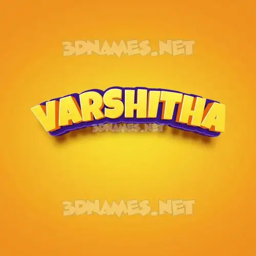 varshitha in Orange Toon style - 3D name wallpaper varshitha in Orange Toon style - 3D name wallpaper