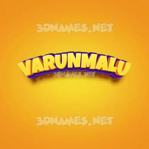 varunmalu in Orange Toon style - 3D name wallpaper varunmalu in Orange Toon style - 3D name wallpaper