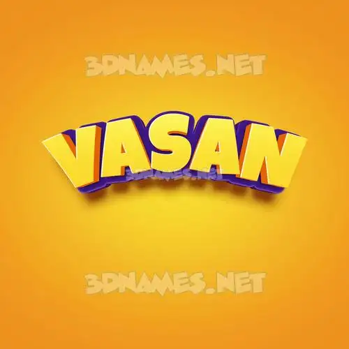 vasan in Orange Toon style - 3D name wallpaper vasan in Orange Toon style - 3D name wallpaper