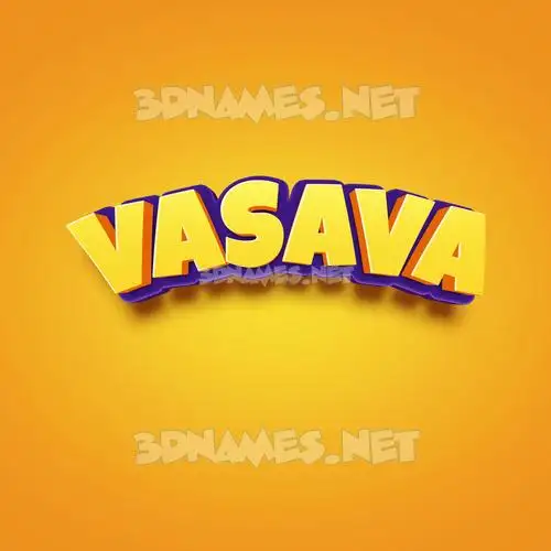 vasava in Orange Toon style - 3D name wallpaper vasava in Orange Toon style - 3D name wallpaper
