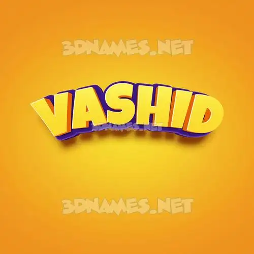 vashid in Orange Toon style - 3D name wallpaper vashid in Orange Toon style - 3D name wallpaper