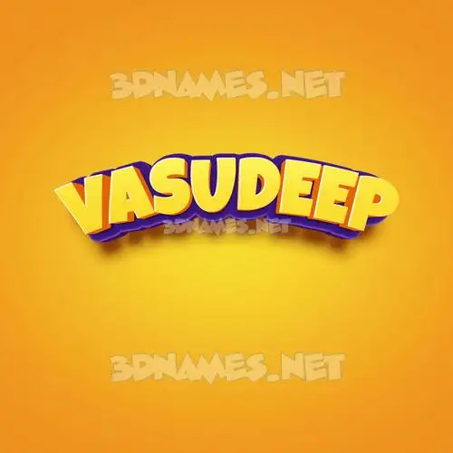 vasudeep in Orange Toon style - 3D name wallpaper vasudeep in Orange Toon style - 3D name wallpaper