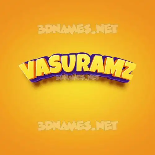vasuramz in Orange Toon style - 3D name wallpaper vasuramz in Orange Toon style - 3D name wallpaper