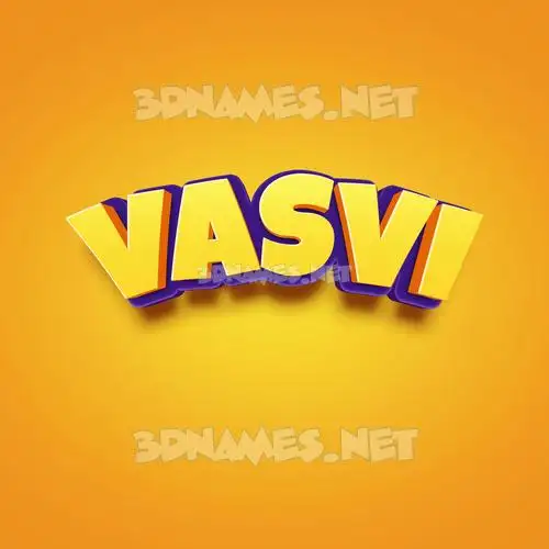 vasvi in Orange Toon style - 3D name wallpaper vasvi in Orange Toon style - 3D name wallpaper