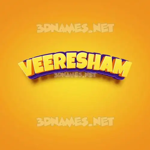 veeresham in Orange Toon style - 3D name wallpaper veeresham in Orange Toon style - 3D name wallpaper
