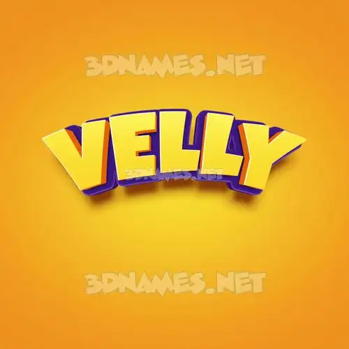 velly in Orange Toon style - 3D name wallpaper velly in Orange Toon style - 3D name wallpaper