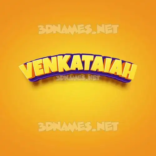 venkataiah in Orange Toon style - 3D name wallpaper venkataiah in Orange Toon style - 3D name wallpaper