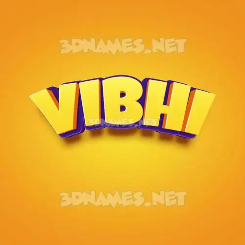 vibhi in Orange Toon style - 3D name wallpaper vibhi in Orange Toon style - 3D name wallpaper