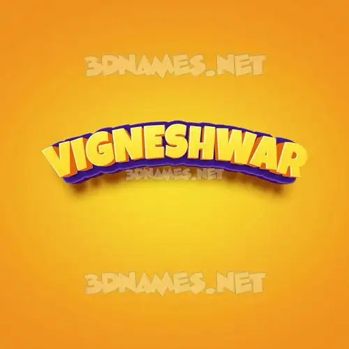 vigneshwar in Orange Toon style - 3D name wallpaper vigneshwar in Orange Toon style - 3D name wallpaper