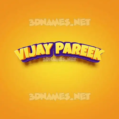 vijay pareek in Orange Toon style - 3D name wallpaper vijay pareek in Orange Toon style - 3D name wallpaper