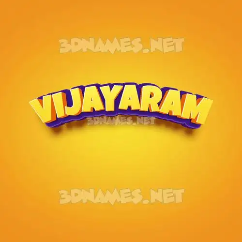 vijayaram in Orange Toon style - 3D name wallpaper vijayaram in Orange Toon style - 3D name wallpaper