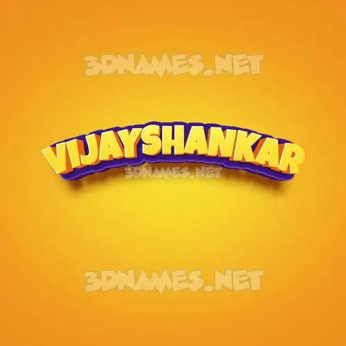 vijayshankar in Orange Toon style - 3D name wallpaper vijayshankar in Orange Toon style - 3D name wallpaper