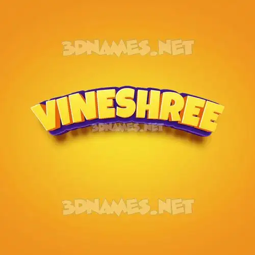 vineshree in Orange Toon style - 3D name wallpaper vineshree in Orange Toon style - 3D name wallpaper
