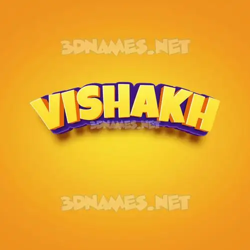 vishakh in Orange Toon style - 3D name wallpaper vishakh in Orange Toon style - 3D name wallpaper