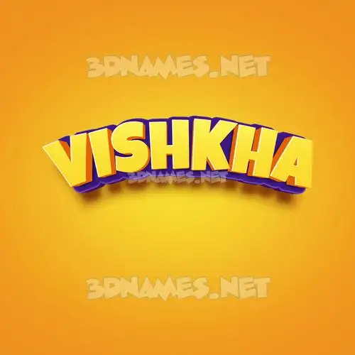 vishkha in Orange Toon style - 3D name wallpaper vishkha in Orange Toon style - 3D name wallpaper
