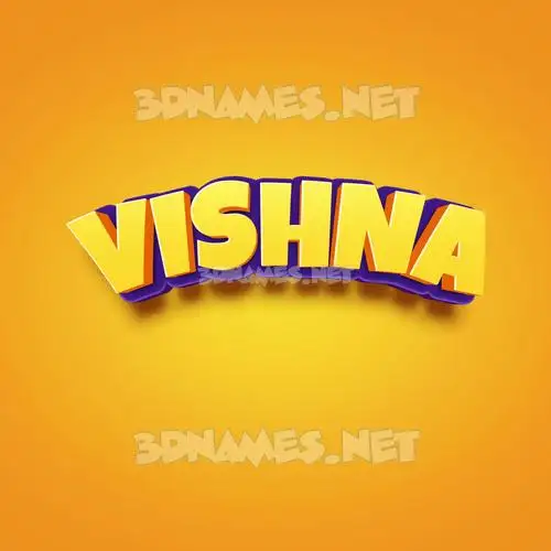vishna in Orange Toon style - 3D name wallpaper vishna in Orange Toon style - 3D name wallpaper