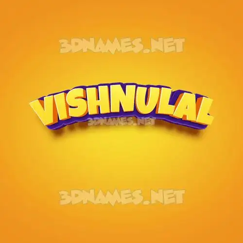 vishnulal in Orange Toon style - 3D name wallpaper vishnulal in Orange Toon style - 3D name wallpaper