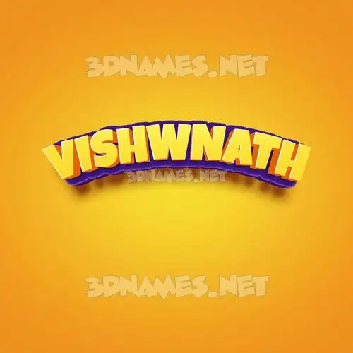 vishwnath in Orange Toon style - 3D name wallpaper vishwnath in Orange Toon style - 3D name wallpaper
