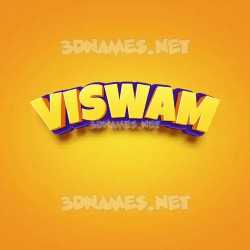 viswam in Orange Toon style - 3D name wallpaper viswam in Orange Toon style - 3D name wallpaper