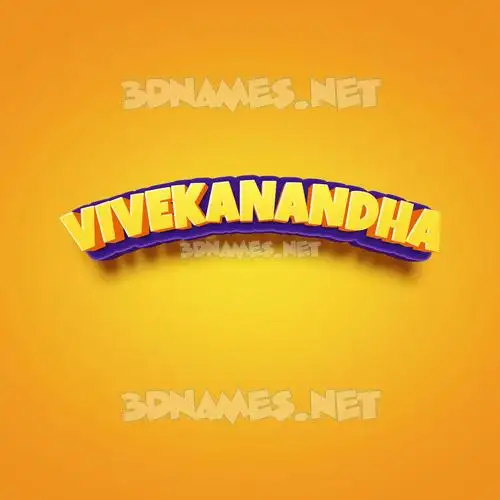 vivekanandha in Orange Toon style - 3D name wallpaper vivekanandha in Orange Toon style - 3D name wallpaper