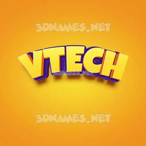 vtech in Orange Toon style - 3D name wallpaper vtech in Orange Toon style - 3D name wallpaper