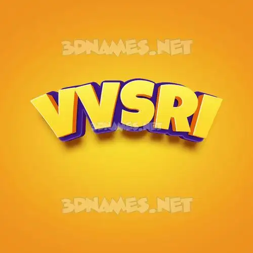 vvsri in Orange Toon style - 3D name wallpaper vvsri in Orange Toon style - 3D name wallpaper