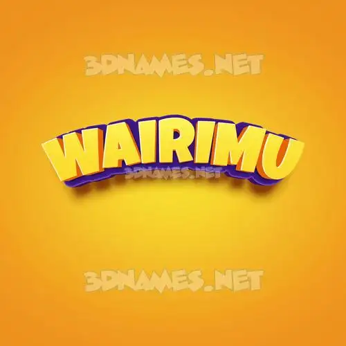 wairimu in Orange Toon style - 3D name wallpaper wairimu in Orange Toon style - 3D name wallpaper