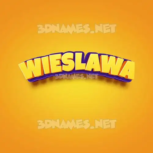 wieslawa in Orange Toon style - 3D name wallpaper wieslawa in Orange Toon style - 3D name wallpaper