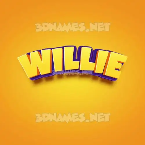 willie in Orange Toon style - 3D name wallpaper willie in Orange Toon style - 3D name wallpaper