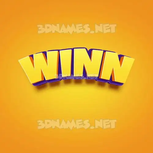 winn in Orange Toon style - 3D name wallpaper winn in Orange Toon style - 3D name wallpaper