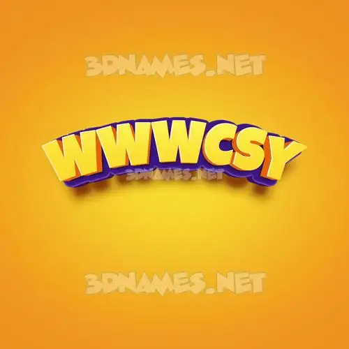 wwwcsy in Orange Toon style - 3D name wallpaper wwwcsy in Orange Toon style - 3D name wallpaper