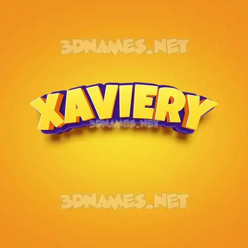 xaviery in Orange Toon style - 3D name wallpaper xaviery in Orange Toon style - 3D name wallpaper