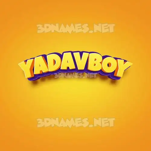 yadavboy in Orange Toon style - 3D name wallpaper yadavboy in Orange Toon style - 3D name wallpaper